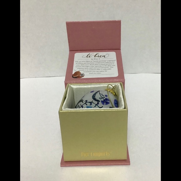 Li Bien Blue Floral Egg - Picture 7 of 8